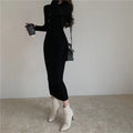 Ribella V-Neck Knit Midi Dress