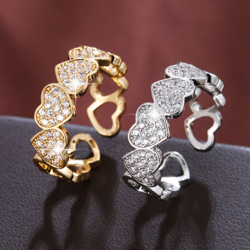 Love Heart Fashion Tail Ring