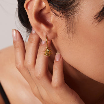 French Retro Titanium Steel Earrings