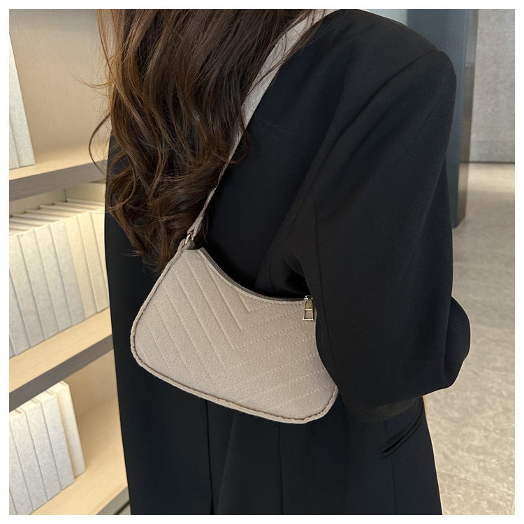 Chevra Felt Saddle Bag