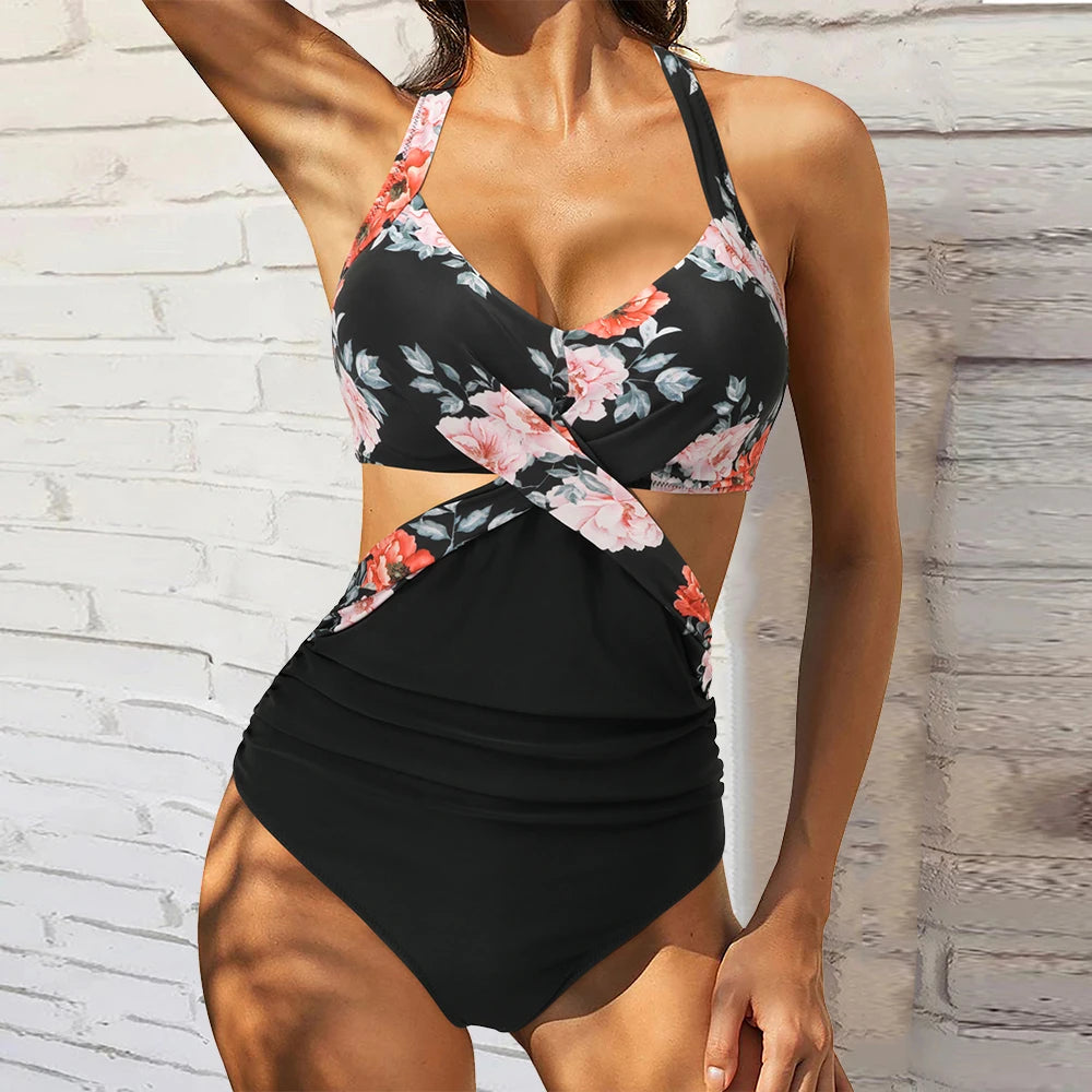 One-piece Backless Swimsuit