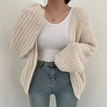 Poncha Cropped Knit Cardigan