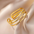 Aurelia Sculpted Cuff Bracelet