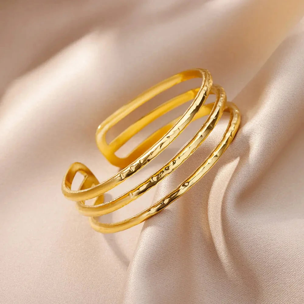 Aurelia Sculpted Cuff Bracelet