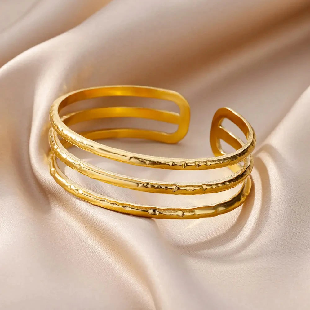 Aurelia Sculpted Cuff Bracelet