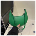 Arcelle Half-Moon Shoulder Bag — Green