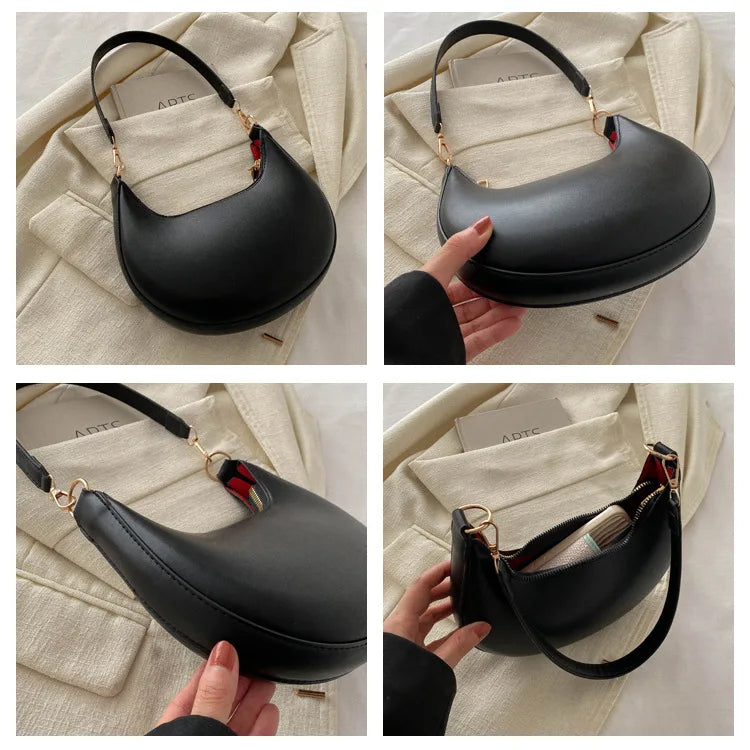 Arcelle Half-Moon Shoulder Bag