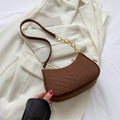 Chevra Felt Saddle Bag — Coffee
