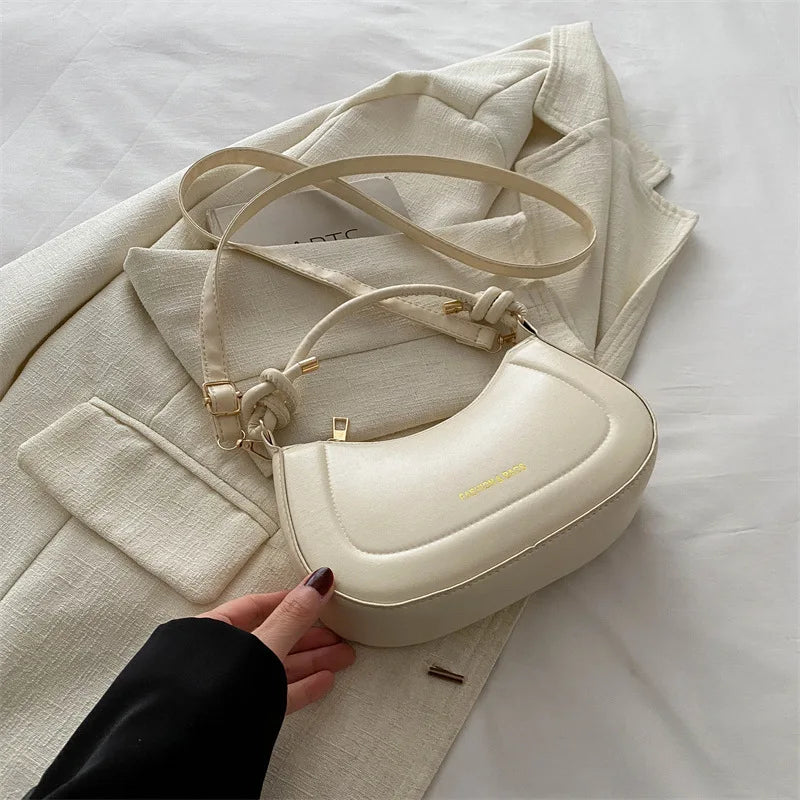 Duetta Shoulder Bag — Ivory