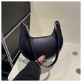 Arcelle Half-Moon Shoulder Bag — Black
