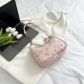 Florelle Patterned Shoulder Bag — Pink