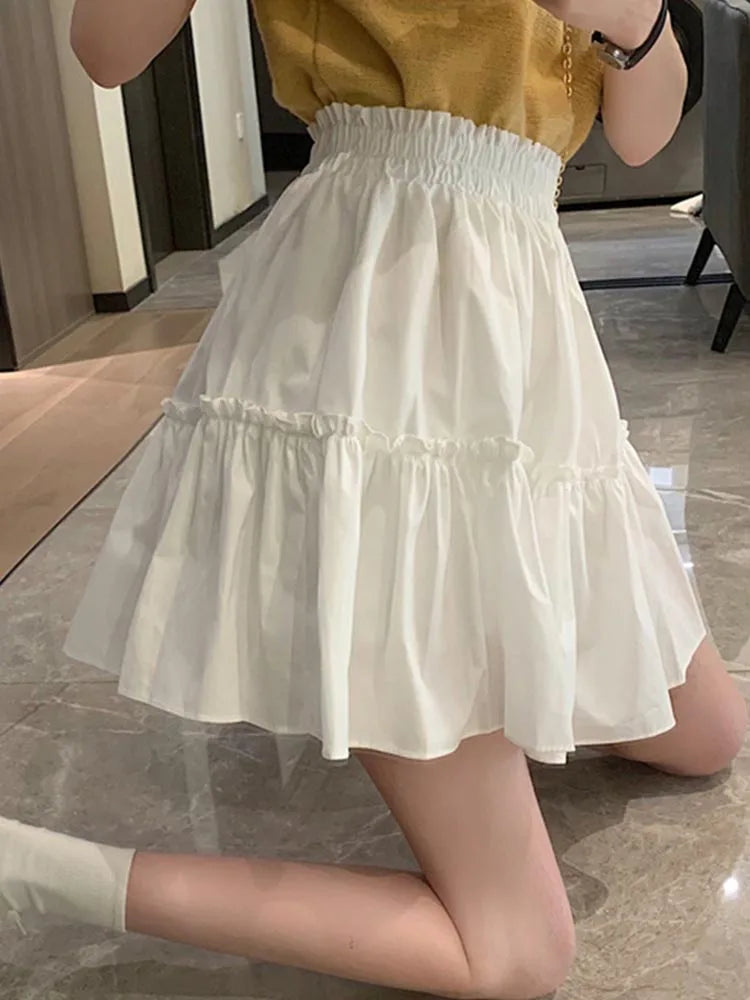 Elowen Patchwork A-Line Mini Skirt