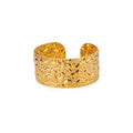 Aurelia Sculpted Cuff Bracelet — Filigree Wide Cuff
