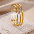 Aurelia Sculpted Cuff Bracelet