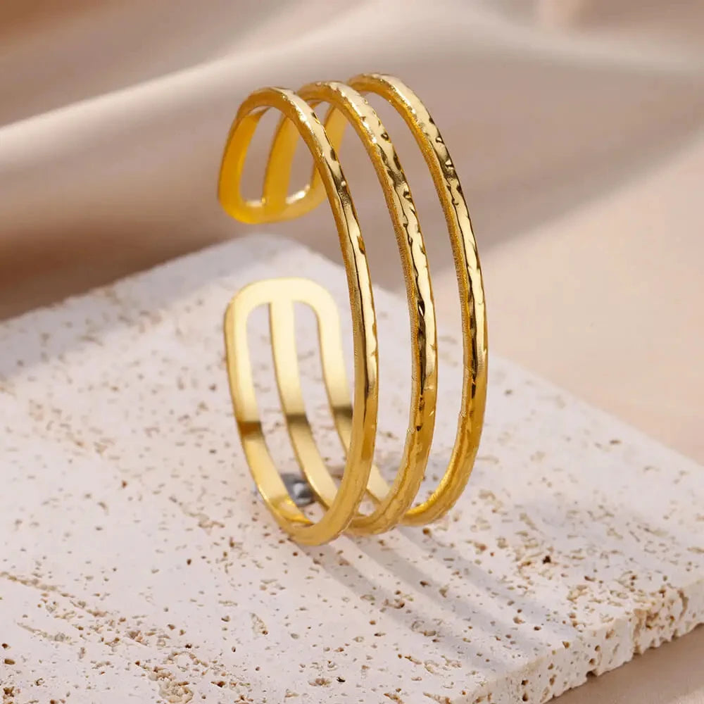 Aurelia Sculpted Cuff Bracelet