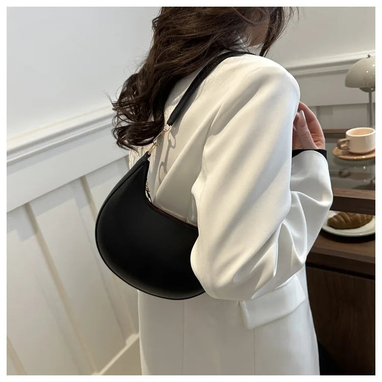 Arcelle Half-Moon Shoulder Bag