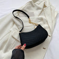 Chevra Felt Saddle Bag — Black