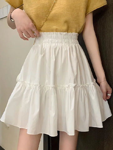 Elowen Patchwork A-Line Mini Skirt