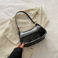 Duetta Shoulder Bag — Grey & Black