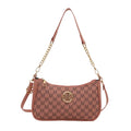 Mira Monogram Shoulder Bag — Pink