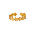 Aurelia Sculpted Cuff Bracelet — Daisy Cutout Cuff