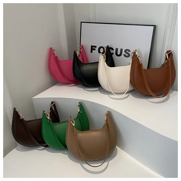 Arcelle Half-Moon Shoulder Bag