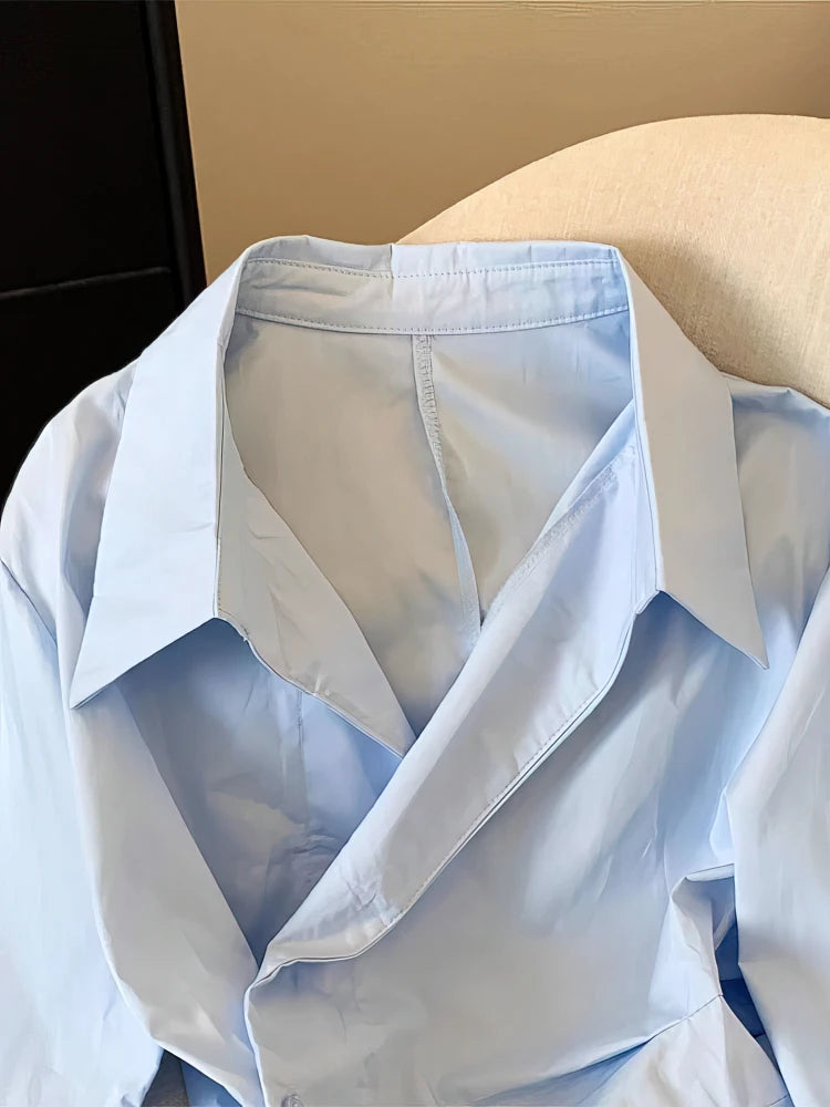 Asymma Irregular-Hem Blouse