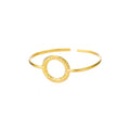 Aurelia Sculpted Cuff Bracelet — Circle Open Cuff