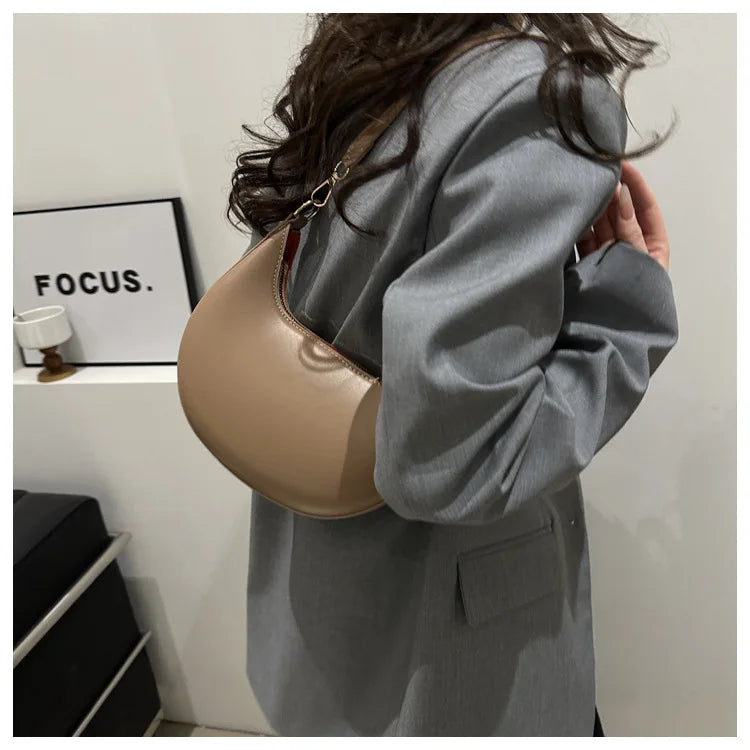 Arcelle Half-Moon Shoulder Bag