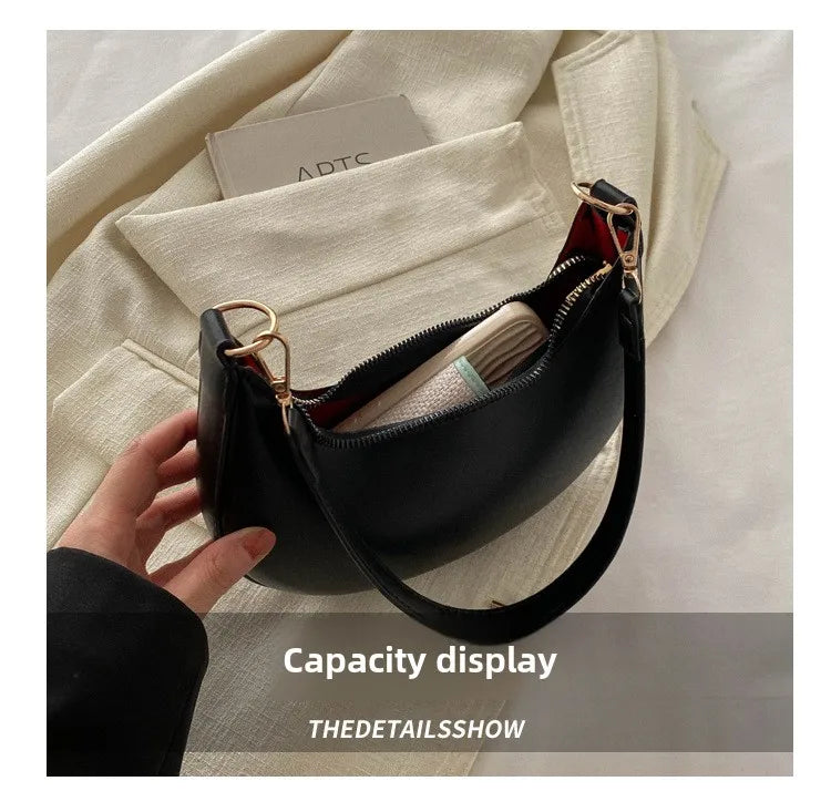 Arcelle Half-Moon Shoulder Bag