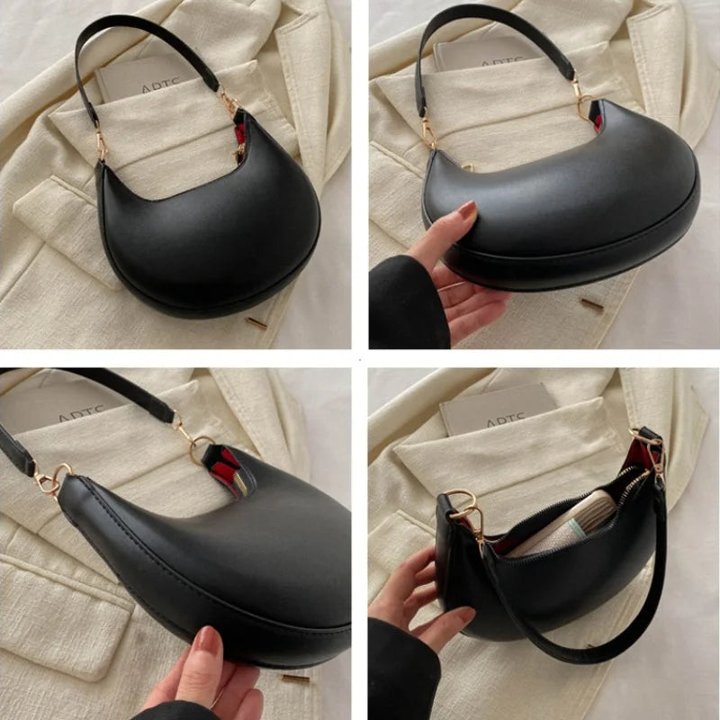 Arcelle Half-Moon Shoulder Bag