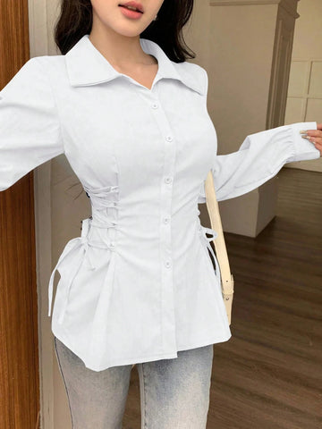Crissa Side-Tie Shirt