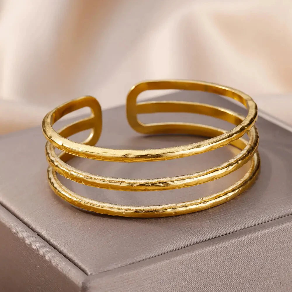 Aurelia Sculpted Cuff Bracelet