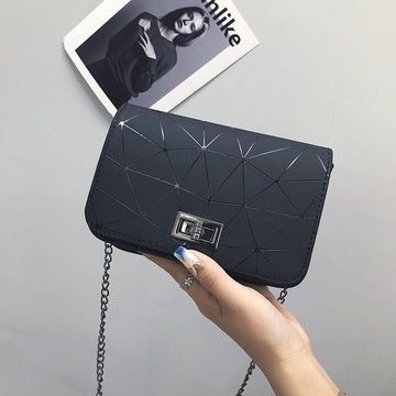 Chain Wild Crack Printing Crossbody Bag