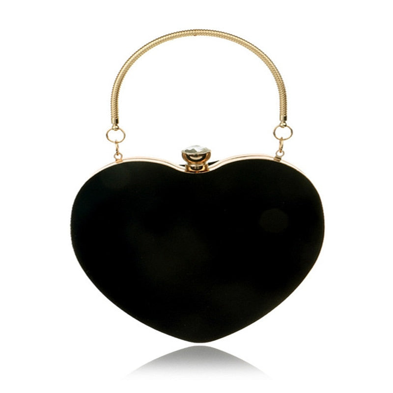 Heart Shaped Diamonds Evening Bags