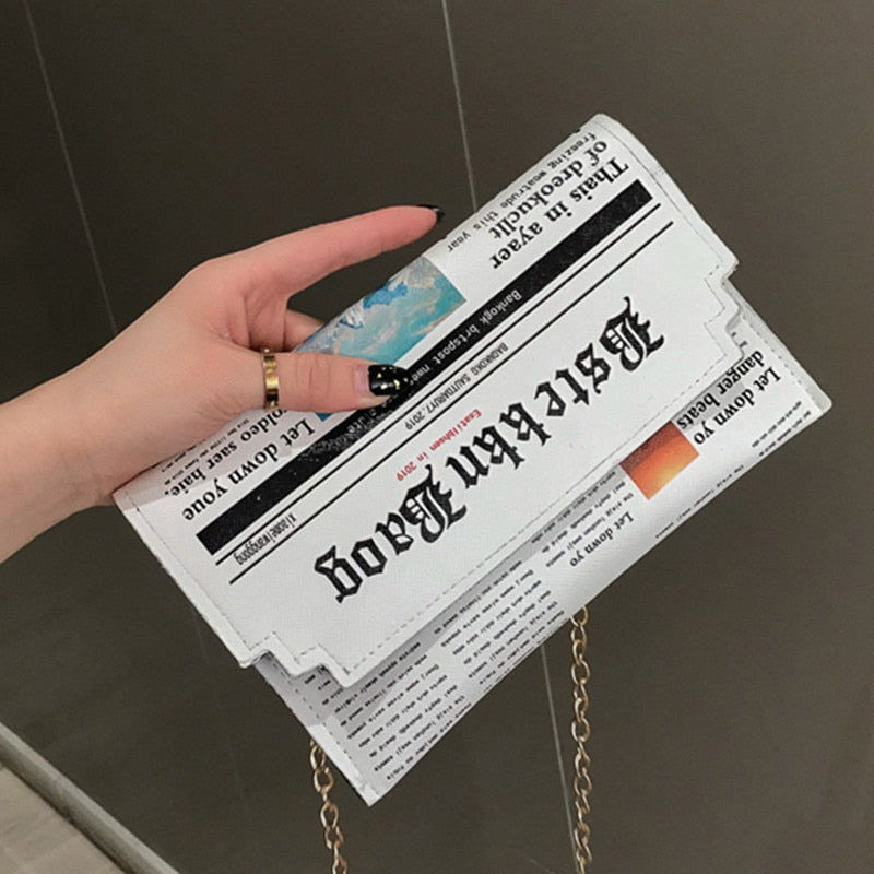 Fashion Small Newspaper Styling Bag