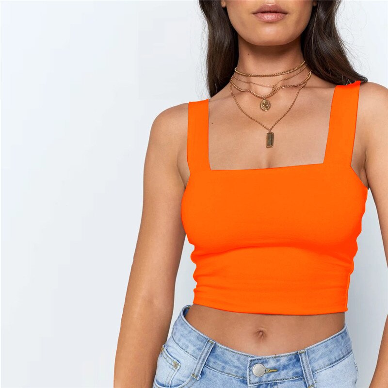 T Shirt Off Shoulder Backless Tank Top