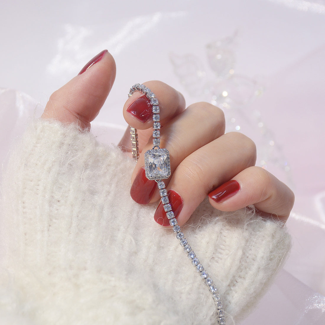 Luxury 4mm Cubic Zirconia Tennis Bracelets