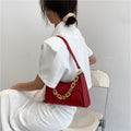 Glossy Structured Shoulder Bag – detail view 12