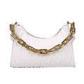 Glossy Structured Shoulder Bag – product view