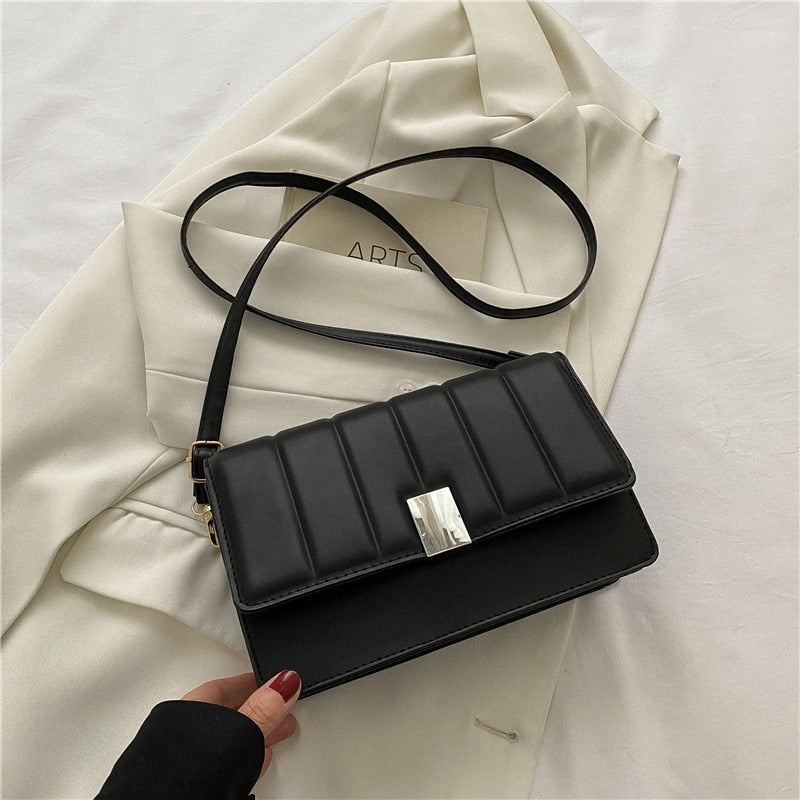 Simple Casual Embossed Trendy Bag