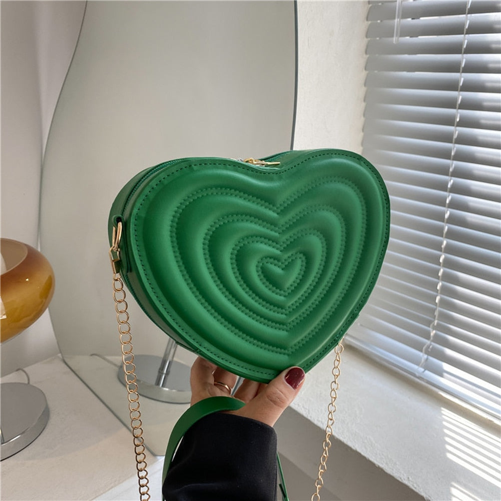Love Heart Shaped Shoulder Crossbody Bag