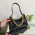 Glossy Structured Shoulder Bag – detail view 7