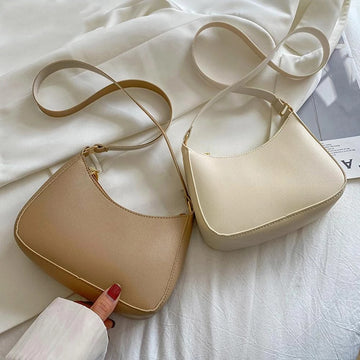 Retro Solid Color PU Leather Bag