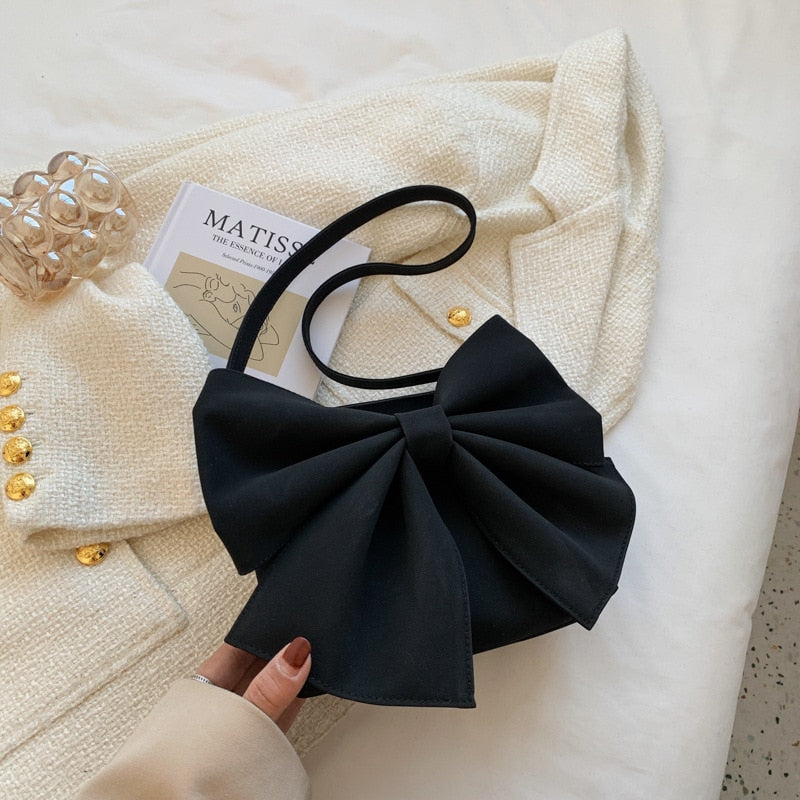 Bow Retro Shoulder Bag
