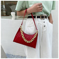 Glossy Structured Shoulder Bag – detail view 14