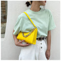 Glossy Structured Shoulder Bag – detail view 16